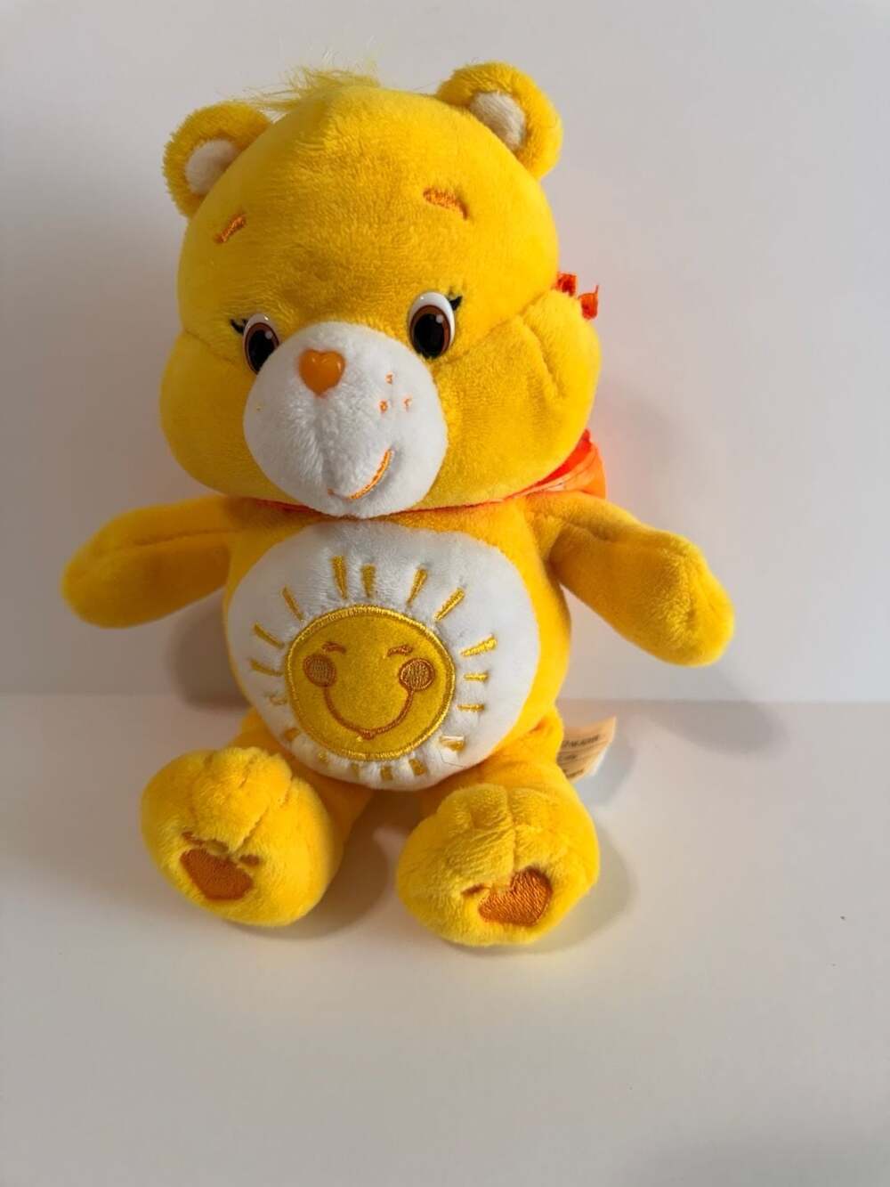 2017 Care Bears Funshine Bear 8" Plush Toy with Orange Cape